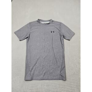 Under Armour Shirt Mens XL Gray Compression Short Sleeve